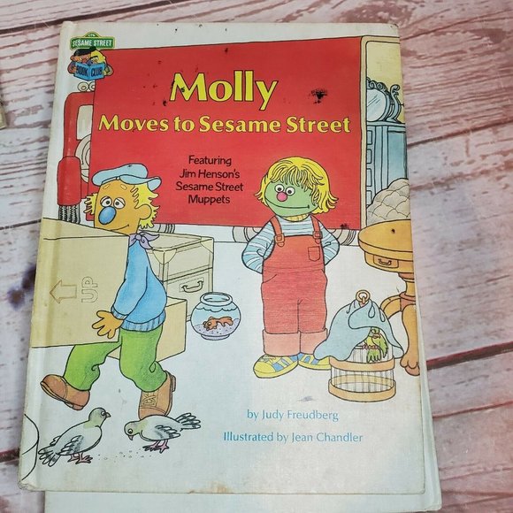 4 Vintage Sesame Street Book Club Jim Henson 1981 Golden Press Books - Picture 7 of 11